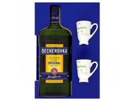 Becherovka Original травяной ликер с двумя фарфоровыми чашками 0,5 л